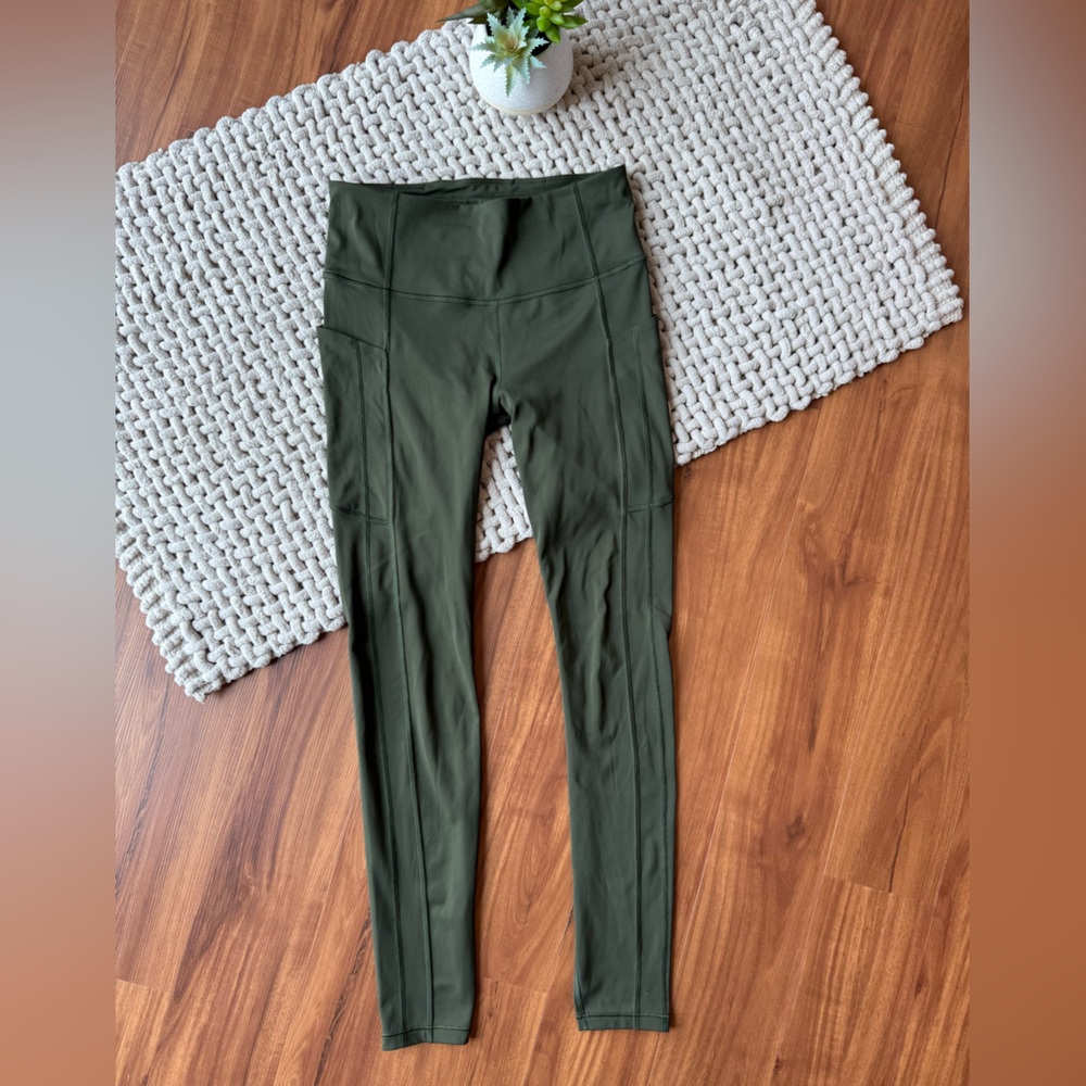 Athleta | Ultimate Stash II Tight High-Waisted in Aspen Olive | Small